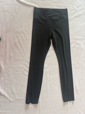 Athleta Aura Split Pant Olive Ankle Women's Activewear Pants Size M